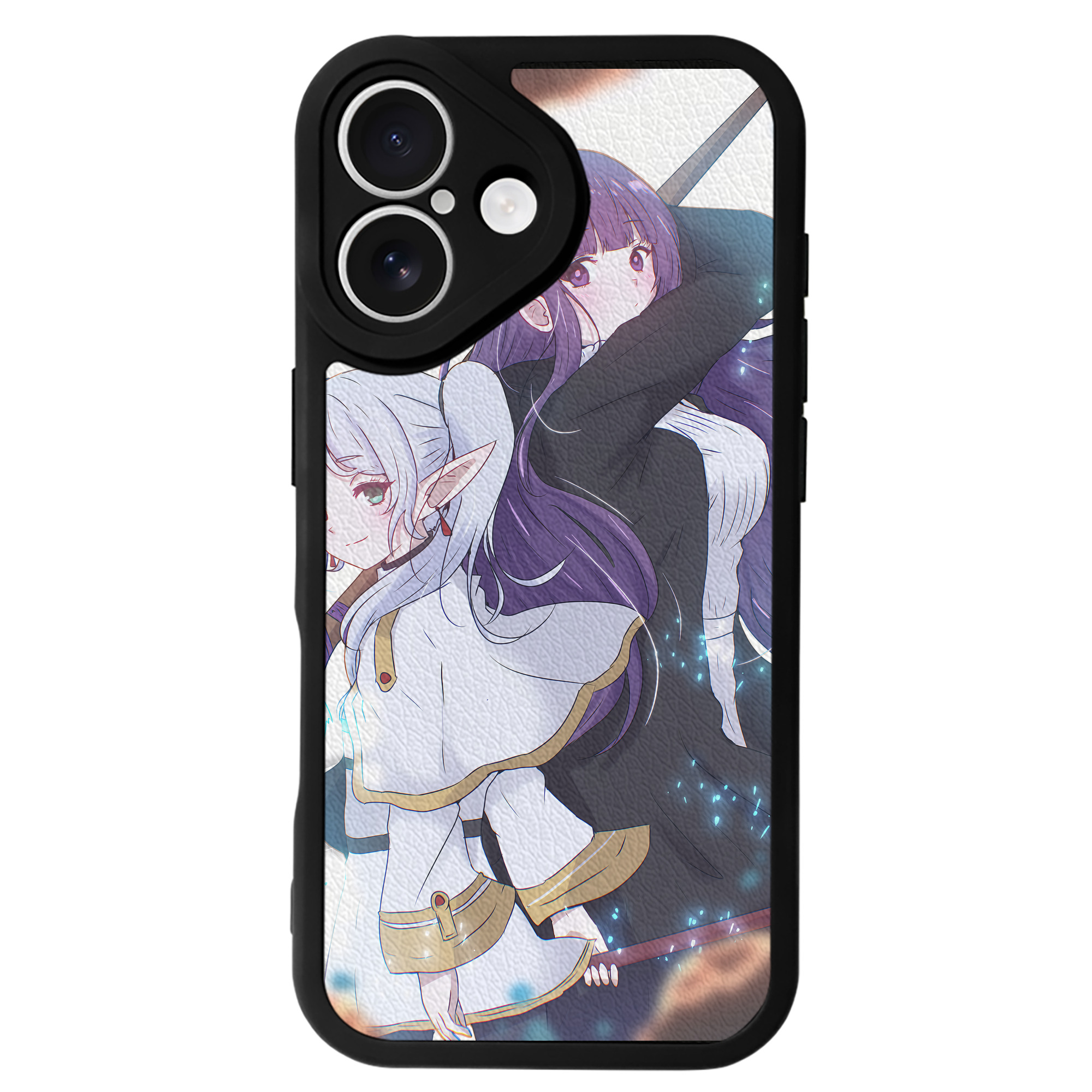 （画像用） 葬送のフリーレン Frieren 【iPhone 16シリーズ対応】シリコンスマホケース（レザー調） 材質：シリコン